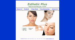 Desktop Screenshot of estheticplus.com